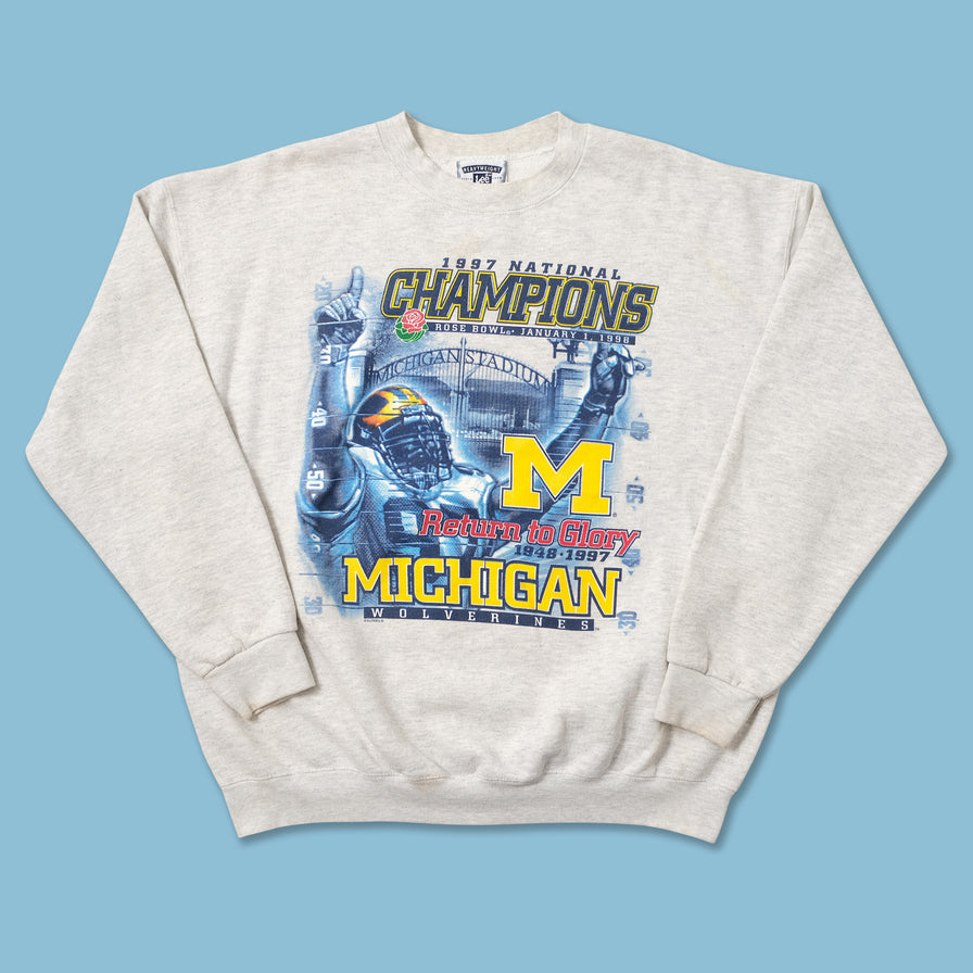 Vintage 1997 Michigan Wolverines Sweater XLarge 