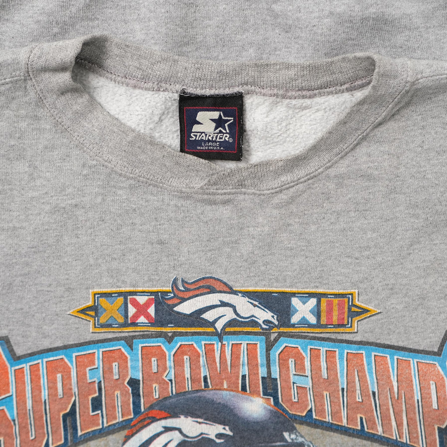 Vintage 1998 Starter Denver Broncos Sweater Large 