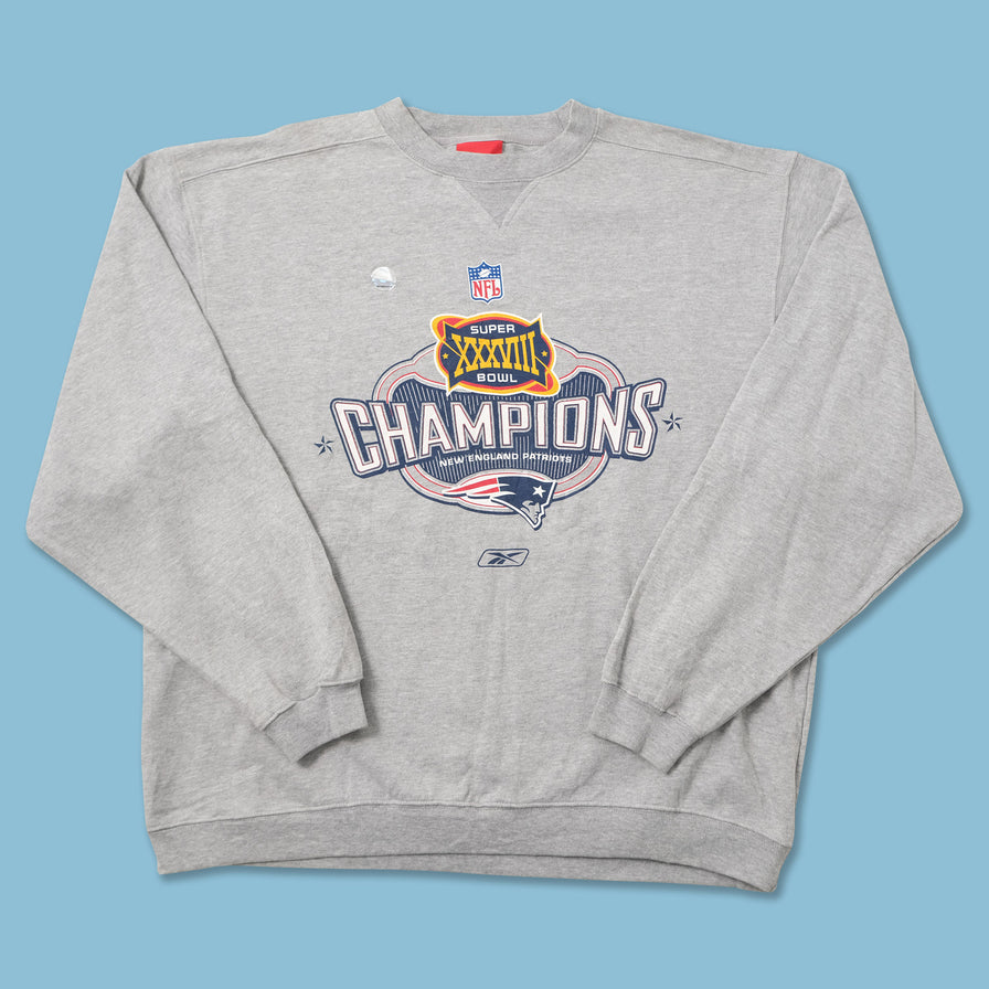 Vintage 2004 Reebok New England Patriots Sweater XLarge 