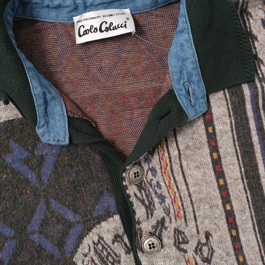Vintage Carlo Colucci Knit Sweater XLarge 