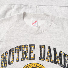 Vintage Notre Dame Titans Sweater Medium 