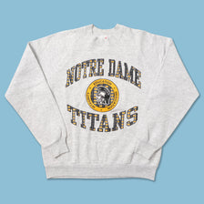 Vintage Notre Dame Titans Sweater Medium 