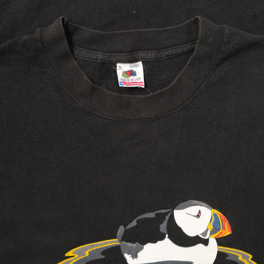 Vintage Tufted Puffin T-Shirt Large 