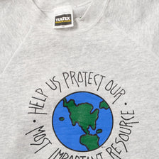 Vintage Protect The Planet Sweater XXLarge 