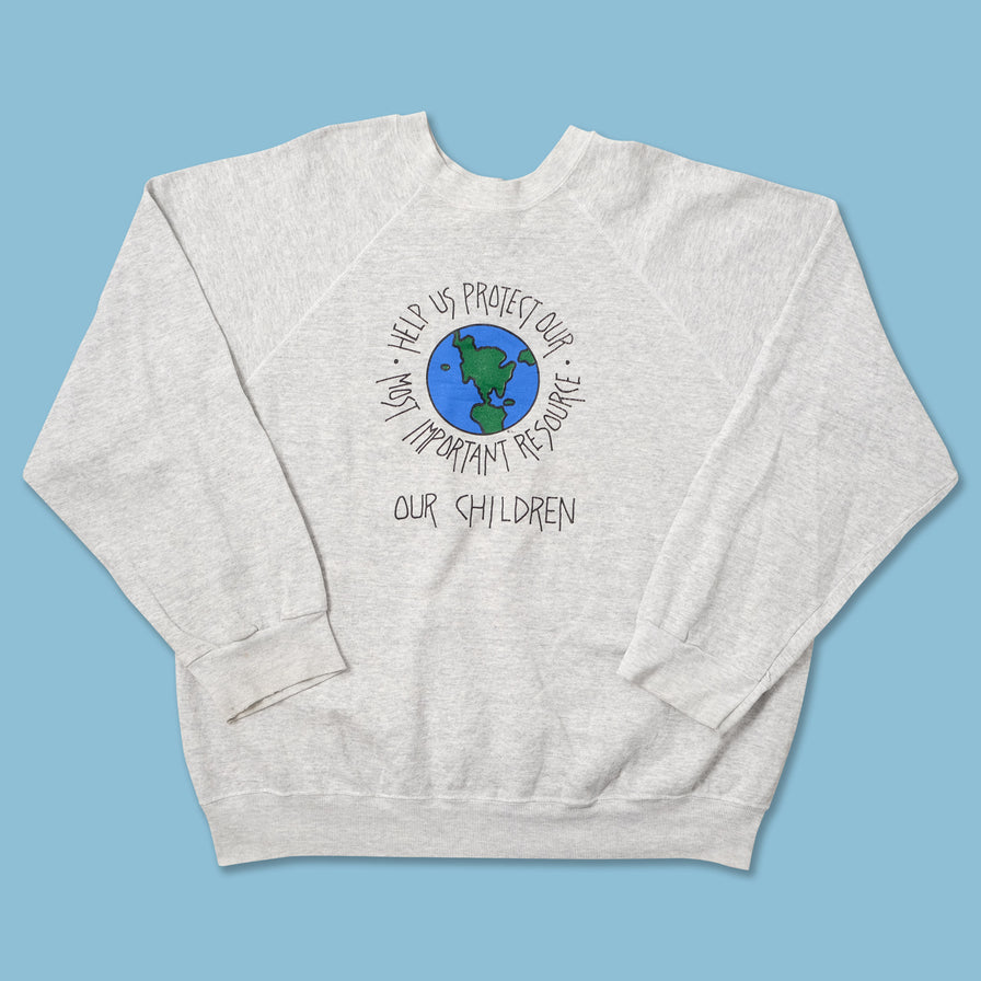 Vintage Protect The Planet Sweater XXLarge 