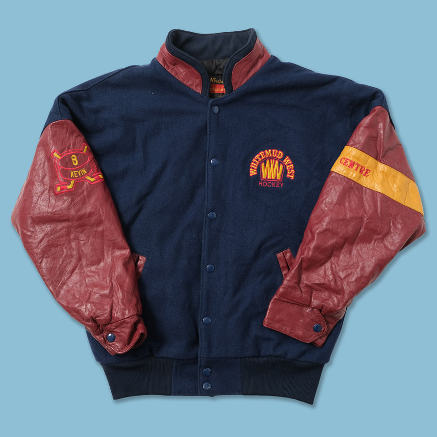 Vintage College Wool Jacket Large 