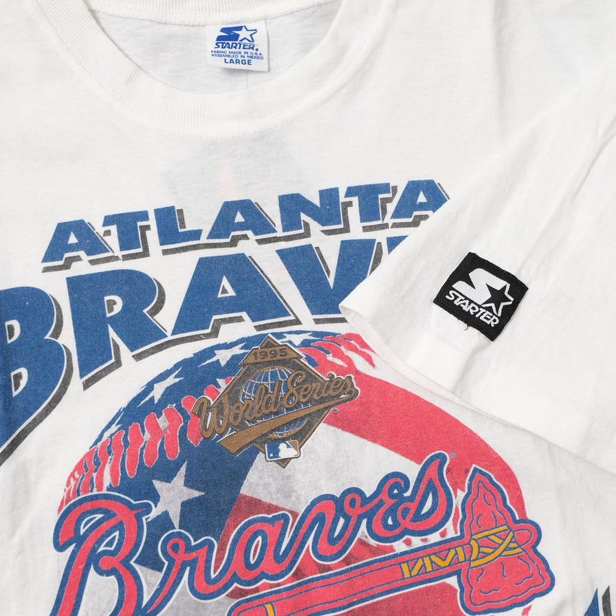Vintage 1995 Starter Atlanta Braves T-Shirt Large 