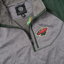 Minnesota Wild Q-Zip Sweater Large 