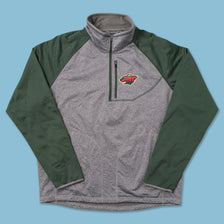 Minnesota Wild Q-Zip Sweater Large 