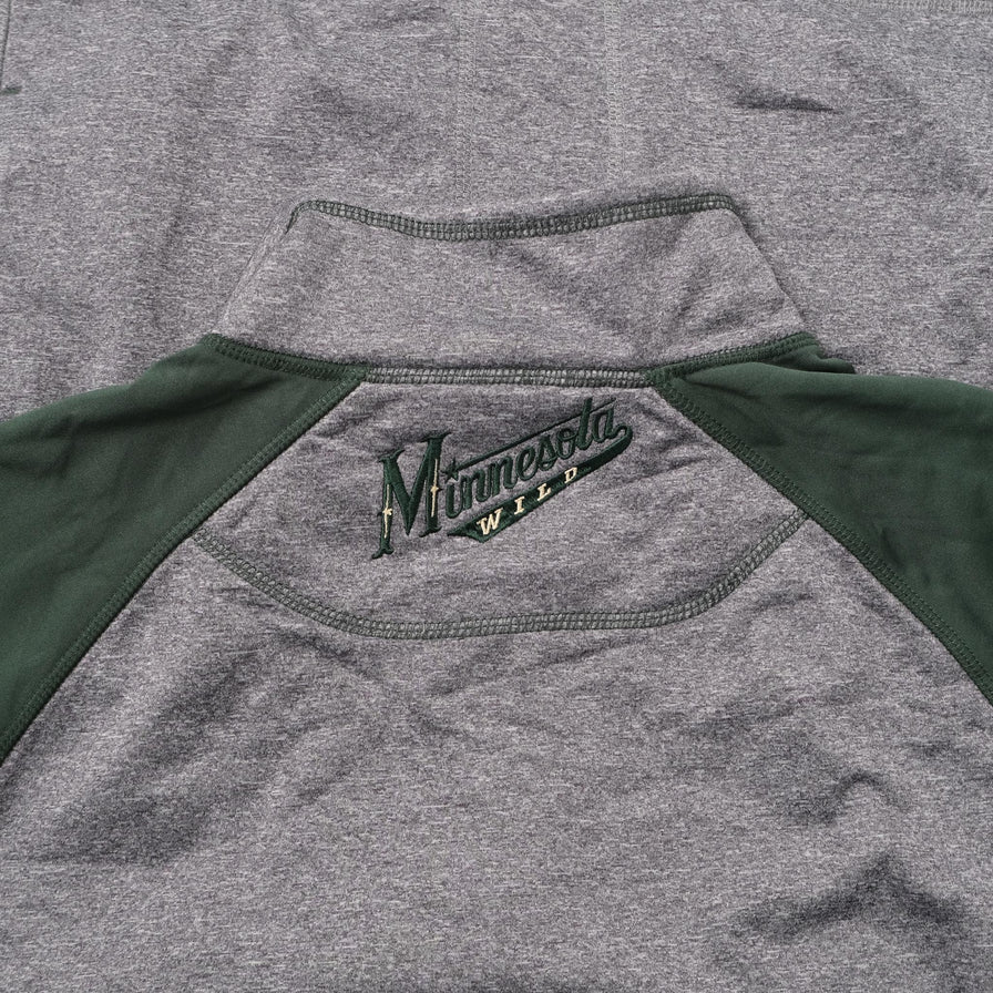 Minnesota Wild Q-Zip Sweater Large 