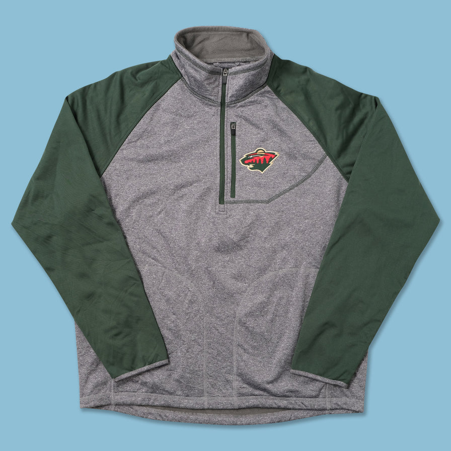 Minnesota Wild Q-Zip Sweater Large 