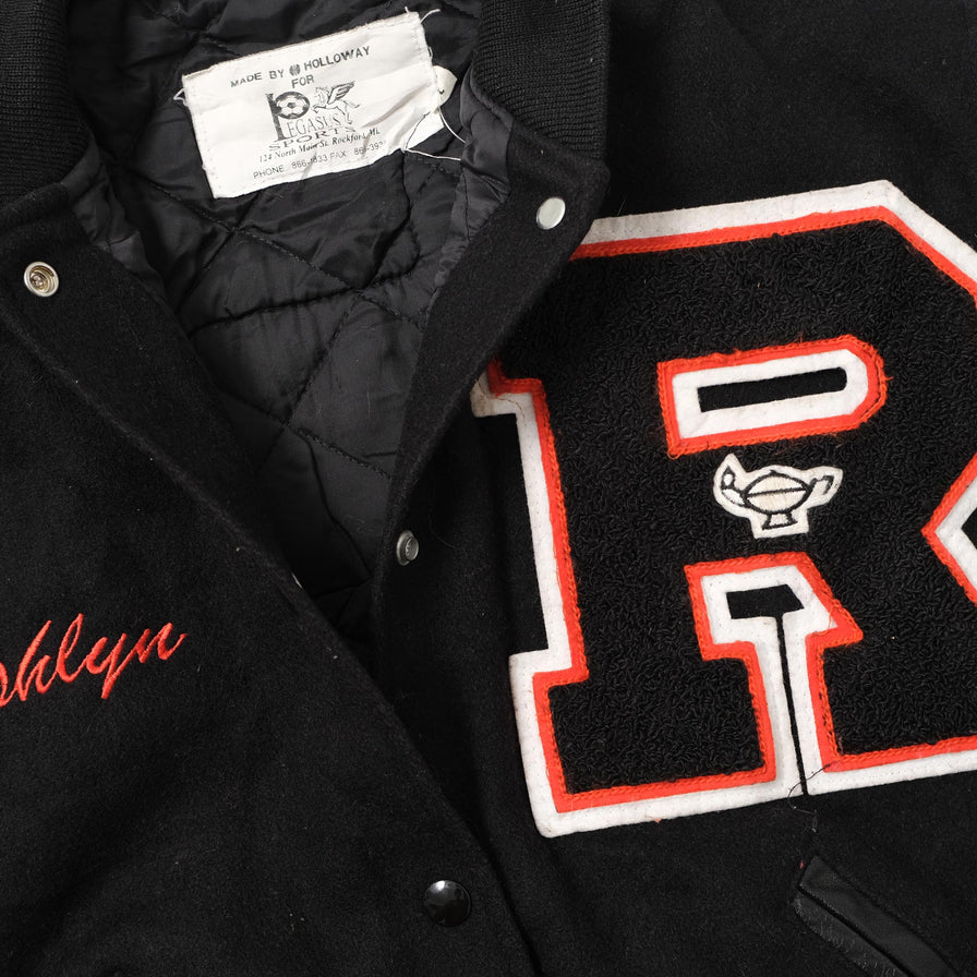 Vintage Women’s College Wool Jacket Large 