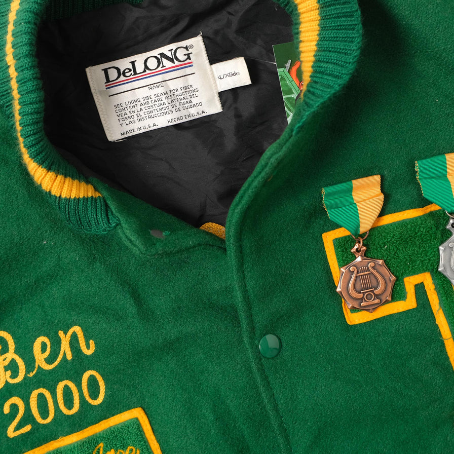 Vintage College Wool Jacket XLarge 