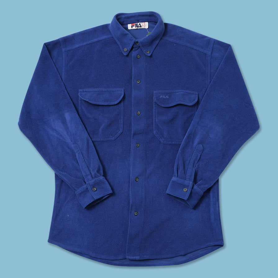 Vintage Fila Fleece Shirt Medium 