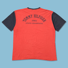Vintage Tommy Hilfiger V-Neck T-Shirt Large 