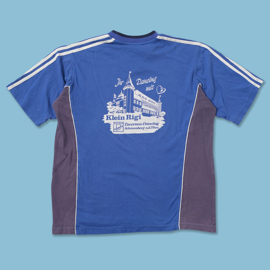 Vintage adidas V-Neck T-Shirt Medium 