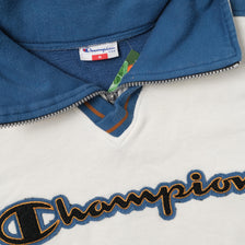 Vintage Champion Q-Zip Sweater Medium 