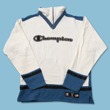 Vintage Champion Q-Zip Sweater Medium 