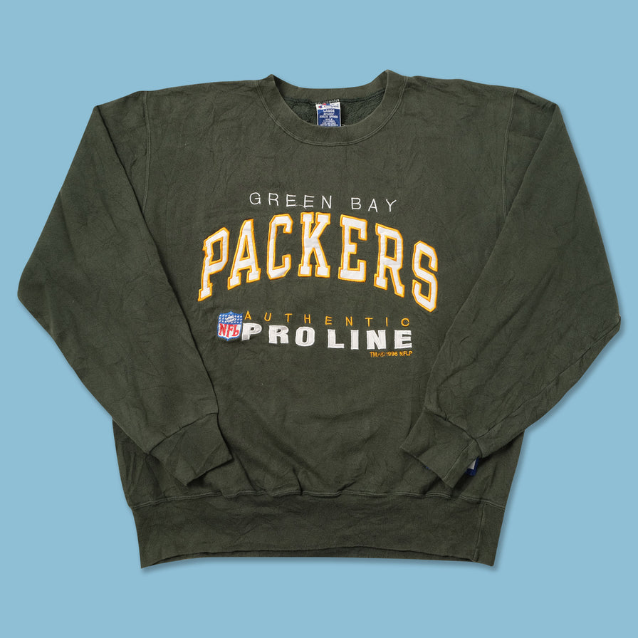 Vintage 1996 Champion Green Bay Packers Sweater Large 