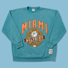 Vintage Miami Dolphins Sweater XLarge 