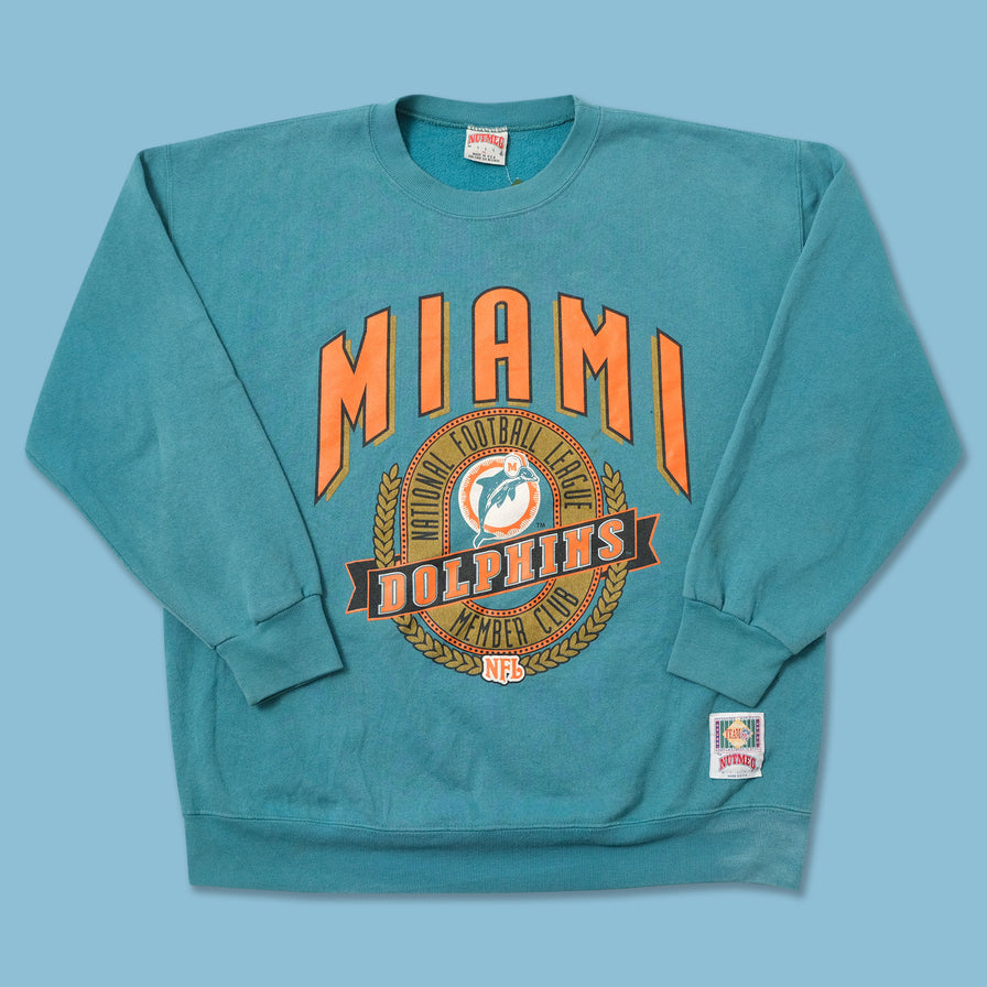 Vintage Miami Dolphins Sweater XLarge 