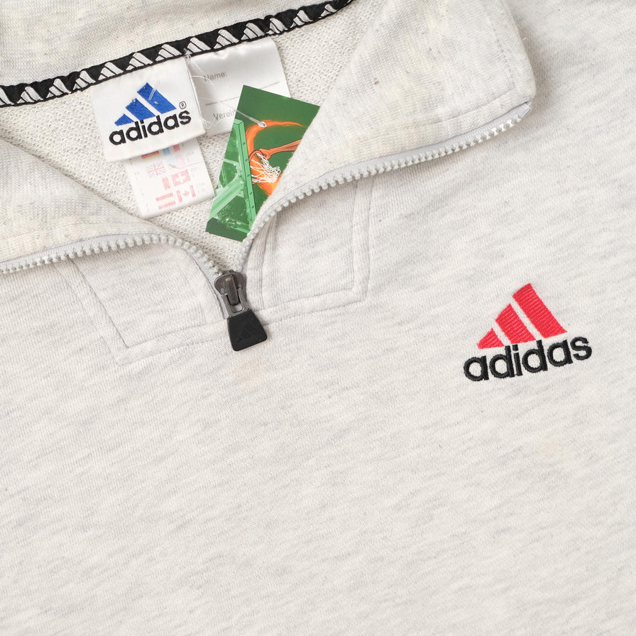 Vintage 1999 adidas Q-Zip Sweater XLarge 