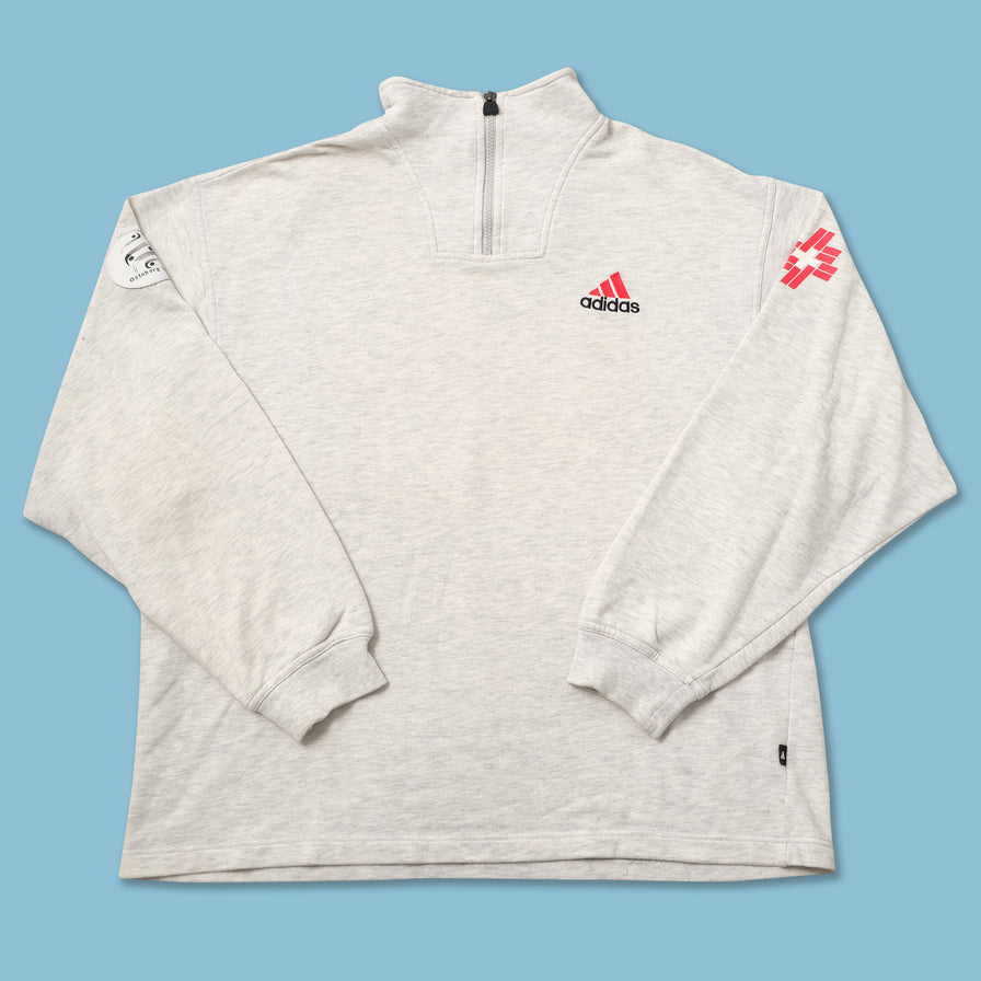Vintage 1999 adidas Q-Zip Sweater XLarge 