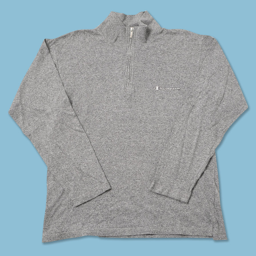 Vintage Champion Q-Zip Sweater Large 