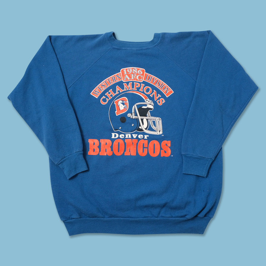 Vintage 1986 Denver Broncos Sweater Medium 