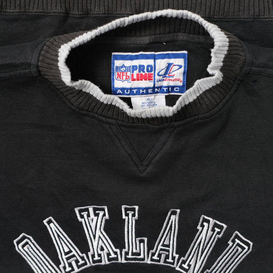 Vintage Oakland Raiders Sweater XLarge 