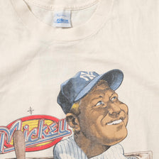 Vintage 1990 Mickey Mantle T-Shirt Small 
