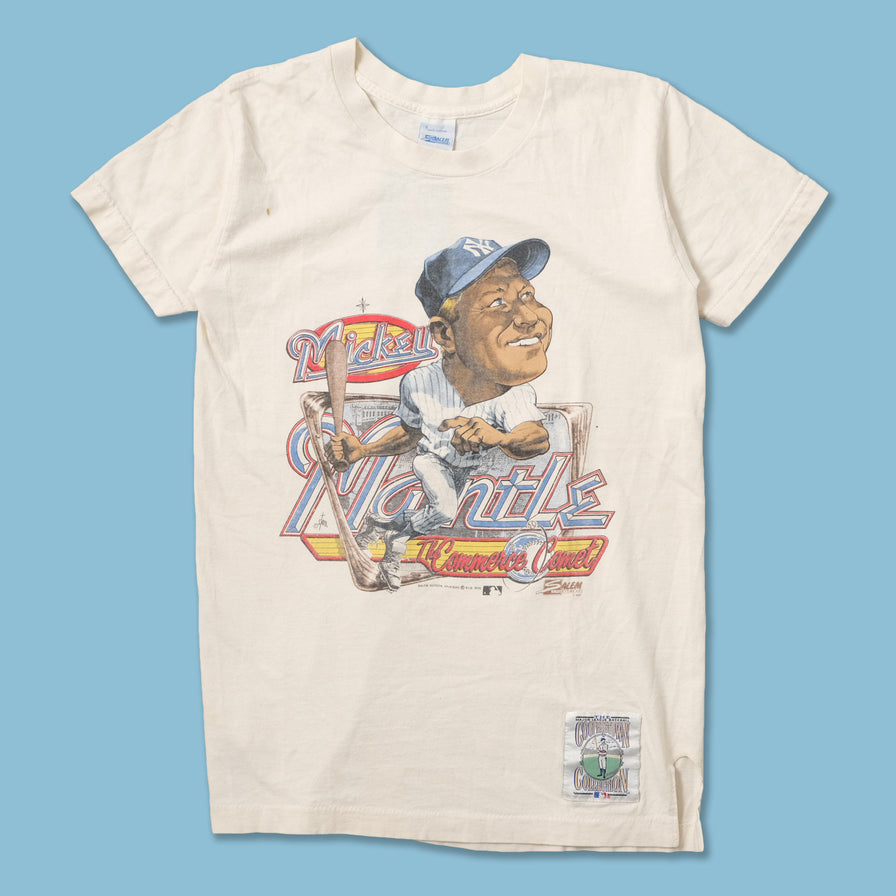 Vintage 1990 Mickey Mantle T-Shirt Small 