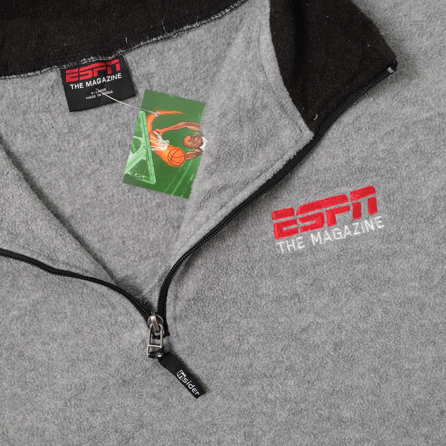 Vintage ESPN Q-Zip Fleece XLarge 
