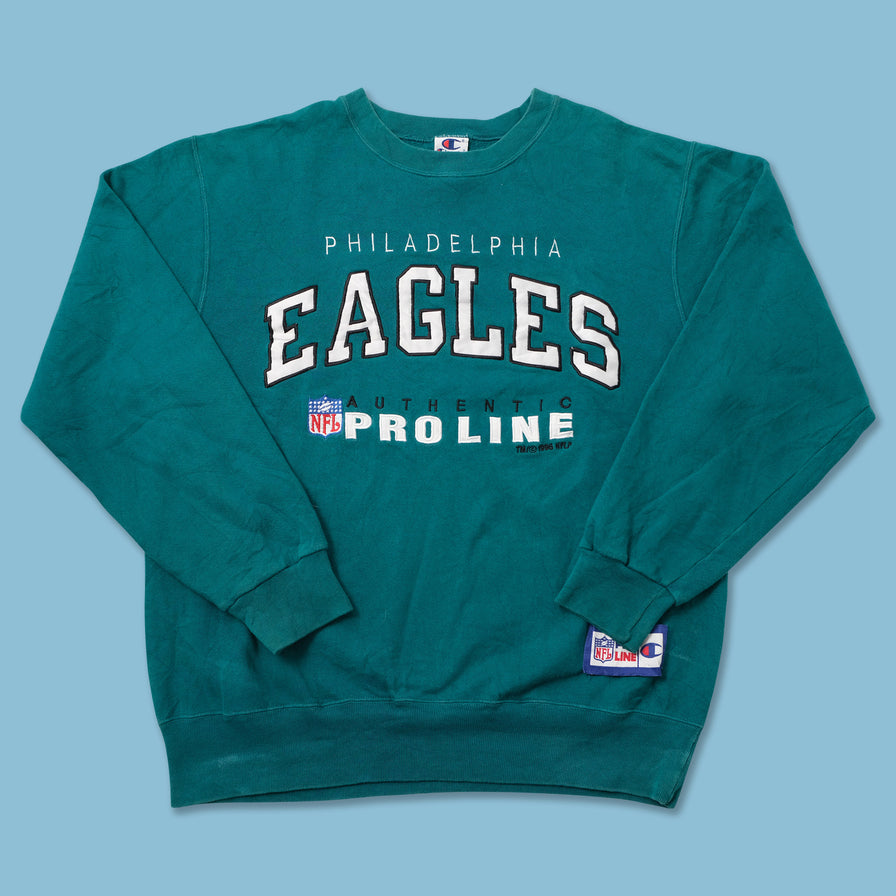 Vintage 1996 Champion Philadelphia Eagles Sweater Large 