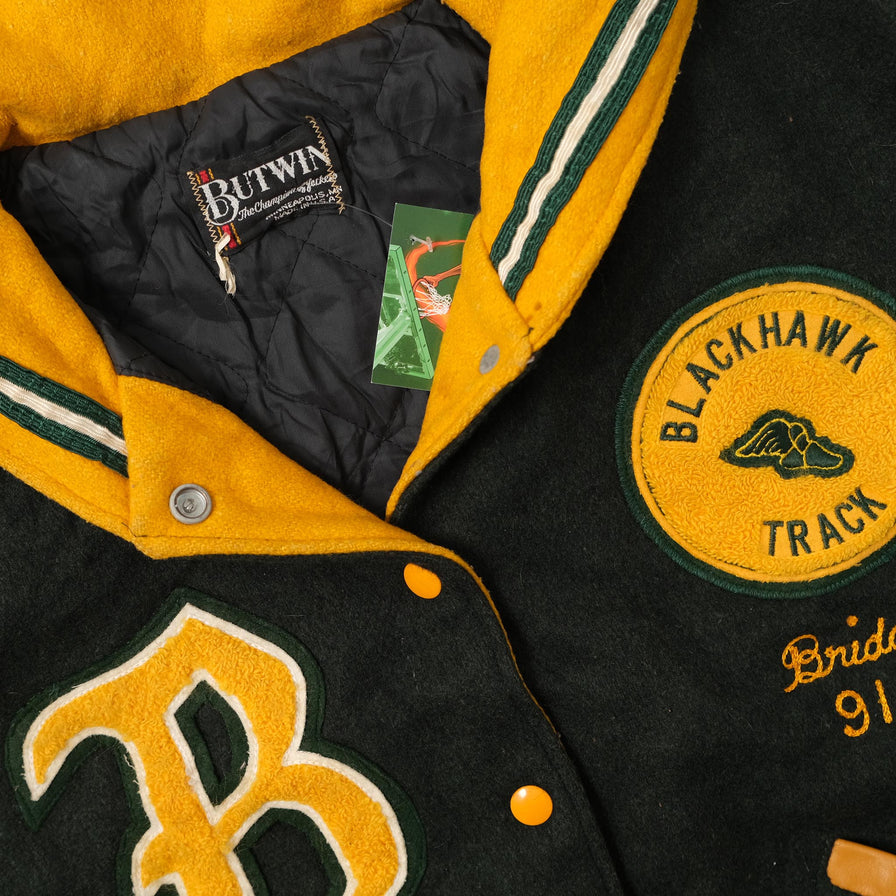 Vintage College Wool Jacket Medium 