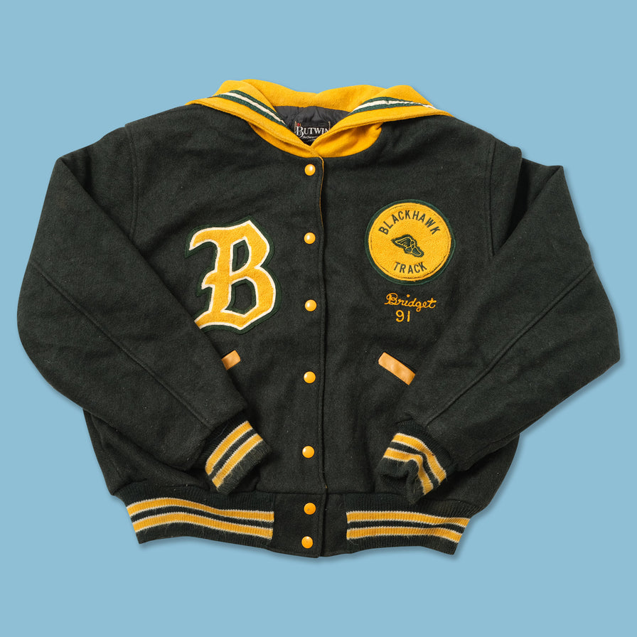 Vintage College Wool Jacket Medium 