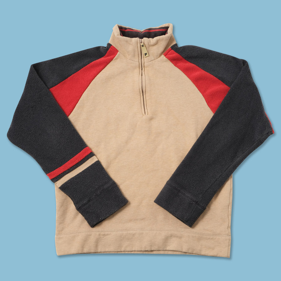 Vintage Fila Q-Zip Sweater Medium 