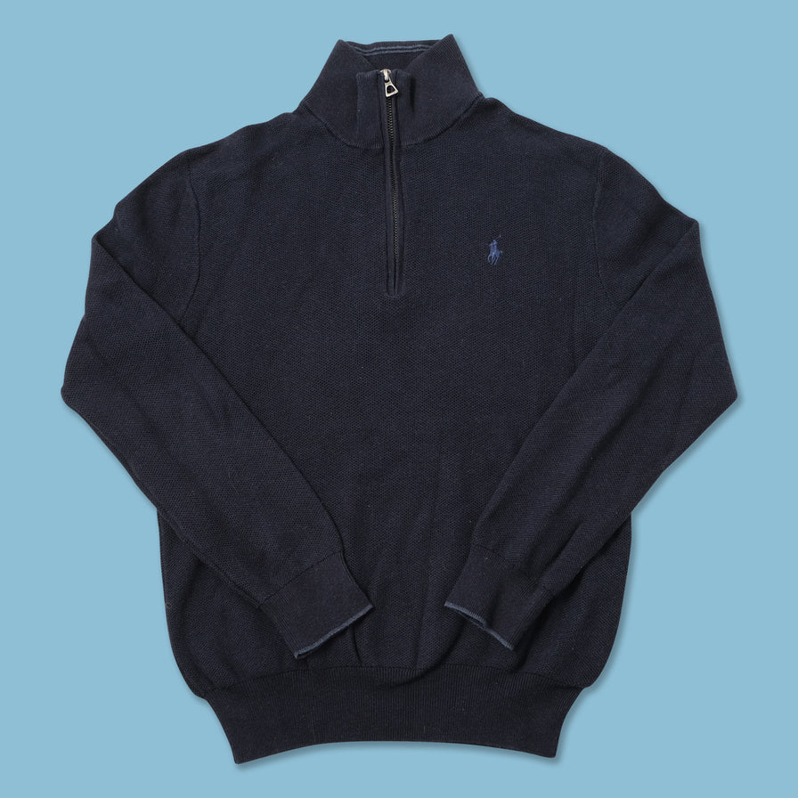 Vintage Polo Ralph Lauren Q-Zip Sweater Small 