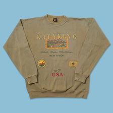 Vintage Kayaking Sweater Medium 