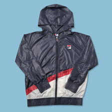 Vintage Fila Hooded Track Jacket Small 