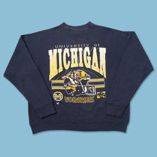 Vintage Michigan Wolverines Sweater Large 