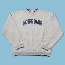 Vintage Notre Dame Sweater XLarge 