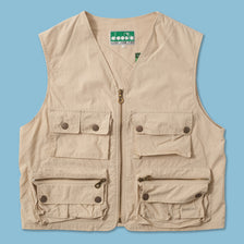 Vintage Diadora Utility Vest Large 