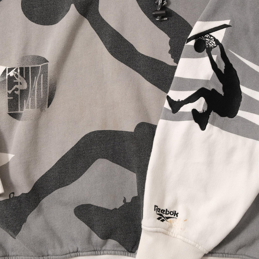 Vintage Reebok Shaq Hoody XLarge 