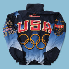 Vintage Champion USA Olympic Team Atlanta Track Jacket Medium 