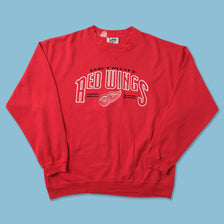 Vintage Detroit Red Wings Sweater Large 