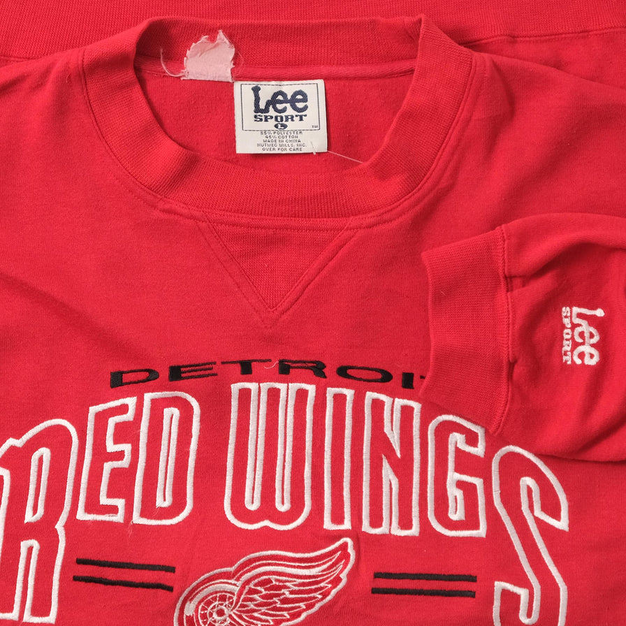Vintage Detroit Red Wings Sweater Large 
