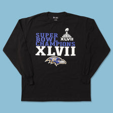Baltimore Ravens Super Bowl Longsleeve Large 