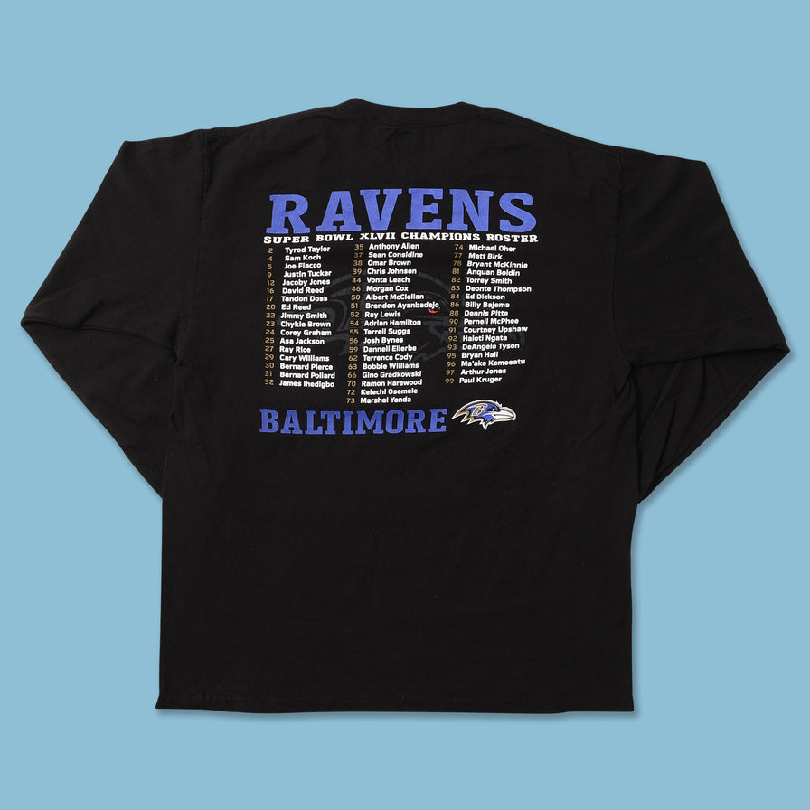 Baltimore Ravens Super Bowl Longsleeve Large 