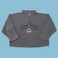 Vintage Pro Player Nittany Lions Q-Zip Sweater Large 